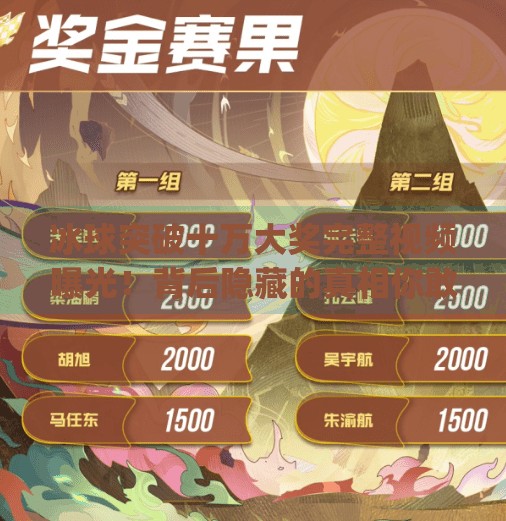 冰球突破十万大奖完整视频曝光！背后隐藏的真相你敢看吗？mg冰球突破十万大奖完整视频